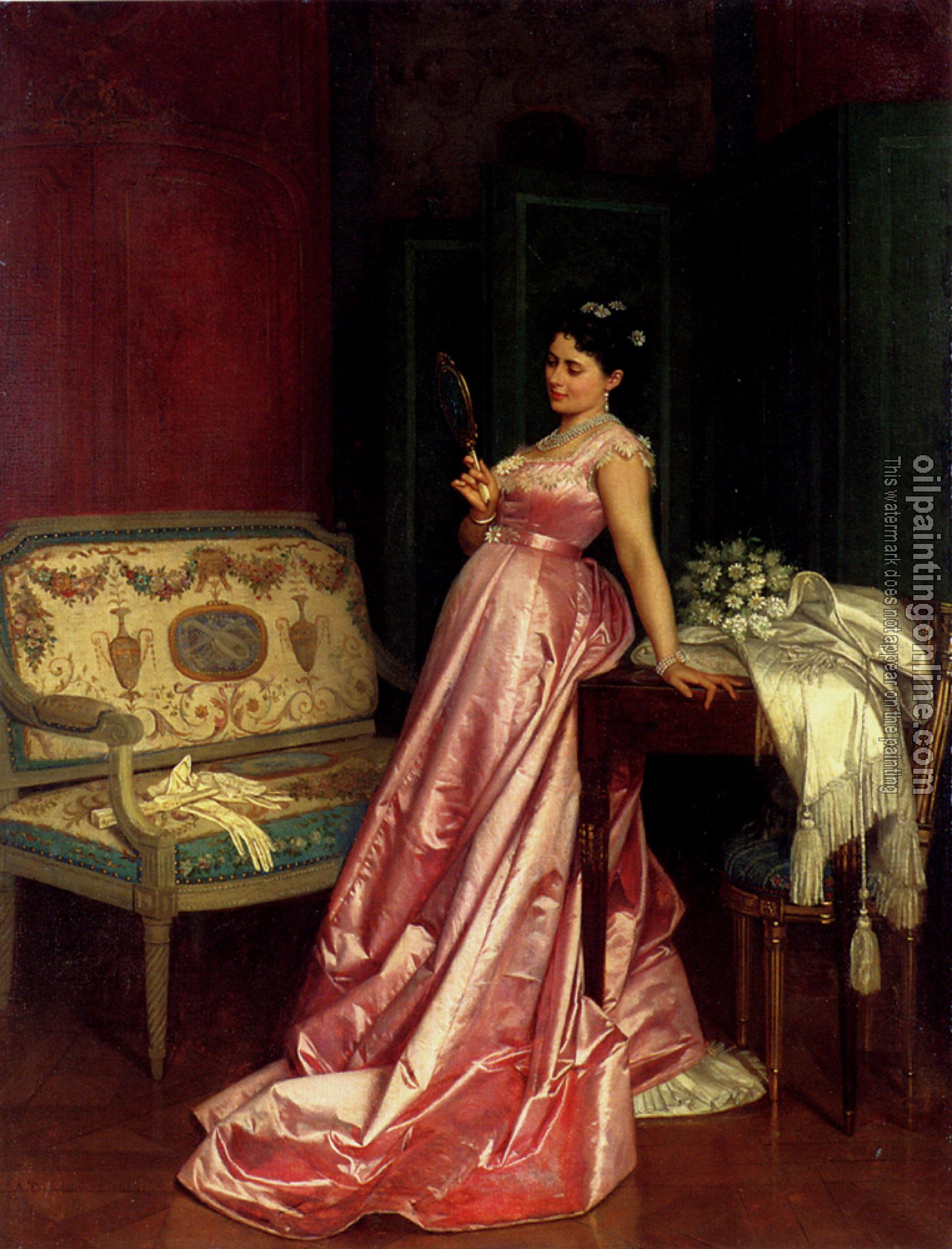 Toulmouche, Auguste - The Admiring Glance